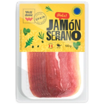 Vītināts cūkgaļas šķiņķis Jamon Serrano WELL DONE 
