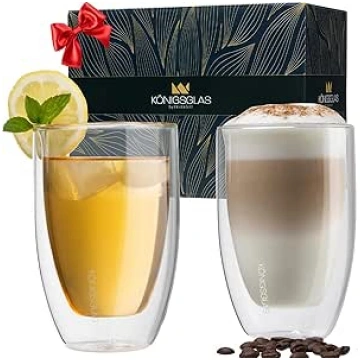 heidenfeld Königsglas Latte Macchiato glāžu komple