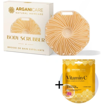 ARGANICARE - Silikona sejas masāžas aparāts + izga