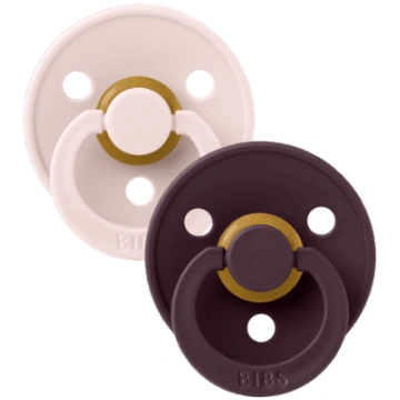 BIBS Colour knupīši Petal/Plum, 6-18mēn