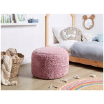 Beliani Pufs 50 x 35 cm rozā KANDHKOT [Puf] 462246