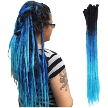 Dreadlocks Matu pagarinājumi Fake Locs Pīti mati -