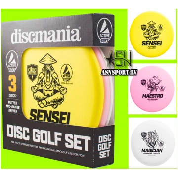 Disku golfa disku komplekts Discmania Active Soft 