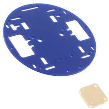 Chassis; RRC01A; blue; Ø127x3mm; acrylic | POLOLU-