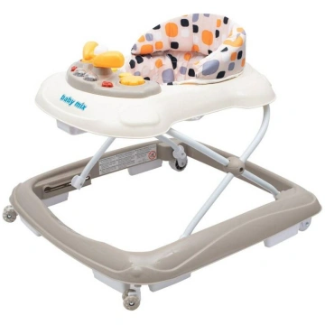 BABY MIX bērnu staigulis ar stūrīti - Beige