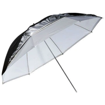 Godox UB-006 lietussargs balts un sudrabs 101cm