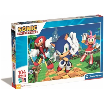 Clementoni Puzzle 104 Maxi Sonic | GXP-910369 | 80
