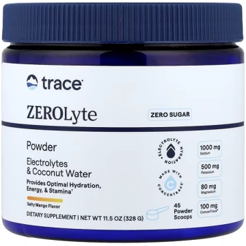 Trace, ZEROLyte Powder, Salty Mango, 11.5 oz (328 