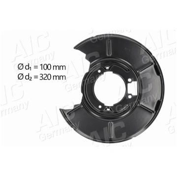 AIC 55499 - BREMŽU DISKA AIZSARGS BMW 34211158992 