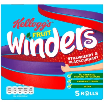 Kellogg's Winders Strawberry & Blackcurrant 5