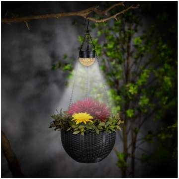 LED saules gaismeklis ar puķu podu LED/1,2V 400 mA