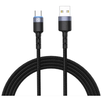 Tellur USB to Type-C LED Nylon Braided Cable 1.2m 