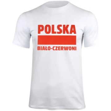 Polijas baltsarkanais T-krekls - balts S337909 Poz