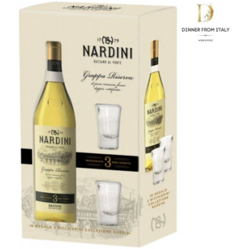 Grappa Riserva 3 Anni Nardini 70cl Confezione Con 