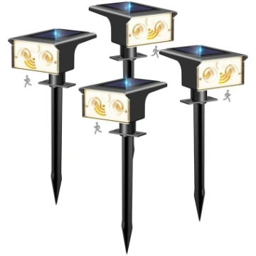 btfarm Pack of 4 Solar Lights for Outdoor Use with