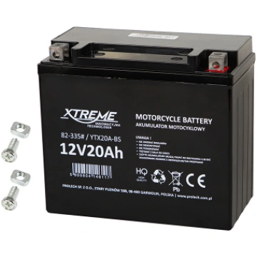 Motocikla akumulators 12V 20Ah | AGM | Bezapkopes 