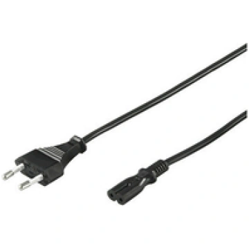 MicroConnect Power Cord Notebook 0.5m Black Black 