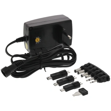 AC/DC Plugin Adapter NORDIC QUALITY, 3-12V, 6.7-27