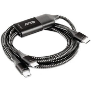 CLUB 3D CAC-1527 USB Type-C Y charging cable to 2x
