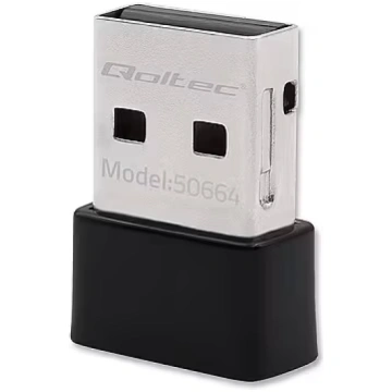 Qoltec Mini USB Wi‑Fi adapter (AC, 650 Mbps) (5066