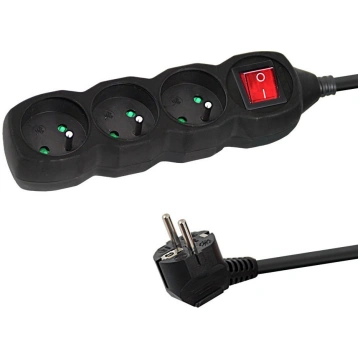 Esperanza ELK210K Power strip 3GN/1 5M Black ( ELK