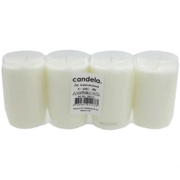 Candela Memorial Candles 4pcs White 24100116