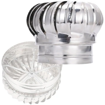 Pagriežams kamīna ventilators, bezstrāvas jumta vē