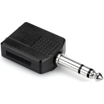 Adapter AV Hosa 2x gniazdo TRS 6.35 wtyk TRS 6.35 
