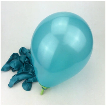Balons tiffany zils 10 gab (25 cm)