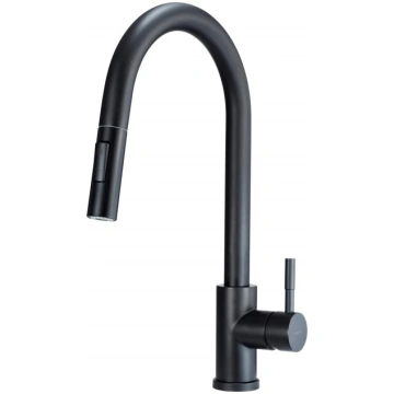 Kitchen faucet with pull-out spout - 2 jet types d