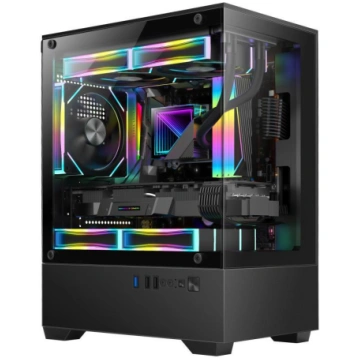 Case|GOLDEN TIGER|micro ATX|Black|Mini Tower|Raide