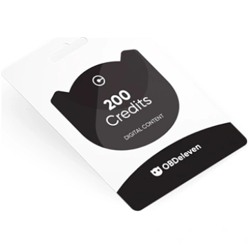 OBDeleven 200 Credits Card ( 0634359483155 P1040 )