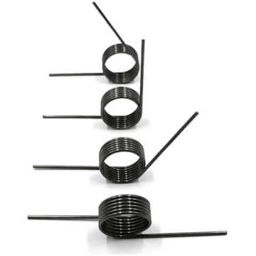 Metāla atsperes, 10 gab., diametrs 1,0 mm, leņķi 6