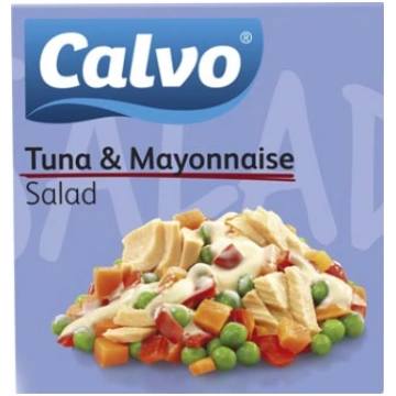 KONSERVI TUNČA SALĀTI AR MAJONĒZI CALVO 150G