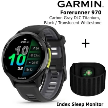 GARMIN Forerunner 970, Carbon Gray DLC Titanium, B