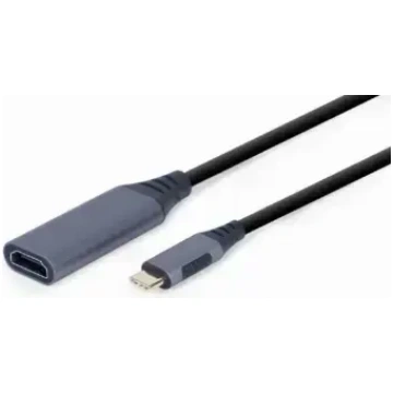 Gembird USB Type-C uz HDMI adapteris – pelēks 4K