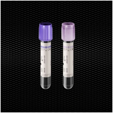 VACUTEST 13x75 mm EDTA K2 asp. 3 ml caurspīdīgi vi