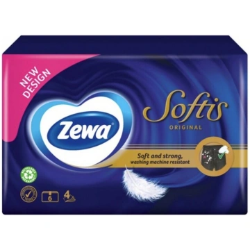 Kabatlakatiņi ZEWA Softis 4-slāņu 6pac. (x10)