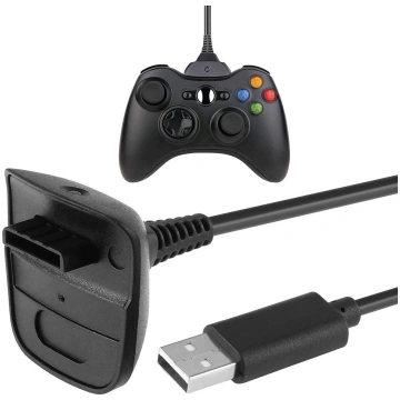 Xbox 360 Play & Charge USB uzlādes kabelis kontrol