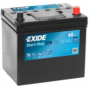 EXIDE EL604 EFB 60Ah 520A (EN) 12V