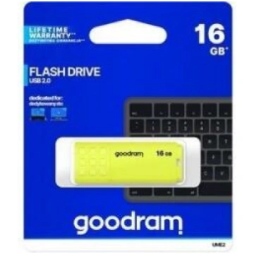 Goodram UME2 USB 2.0 16GB Yellow (UME2-0160Y0R11)