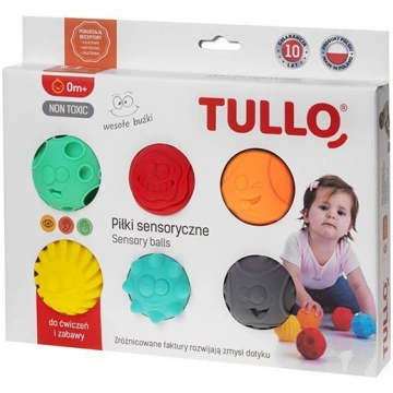 Sensoro Bumbiņu Komplekts "Sejiņas" - Tullo OWK-13