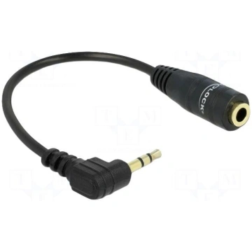 Cable | Jack 2.5mm 3pin angled plug,Jack 3.5mm 3pi