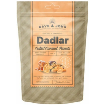 Dateles ar garšu Salted Caramel Peanuts 125g, Dave
