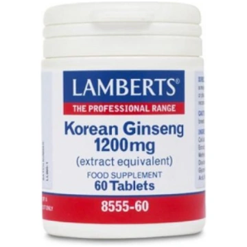 Korean ginseng 1,200 mg 60 capsules Lamberts