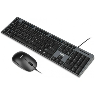 Set keyboard + mouse IKMS606 black (USB 2.0; (US);