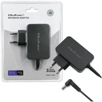 Qoltec strāvas adapteris klēpjdatoram Acer 45W | 1
