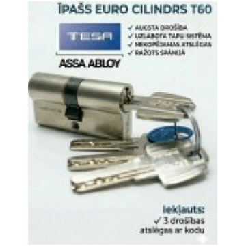 multi cilindrs 35x45 niķelēts TESA ASSA ABLOY T635
