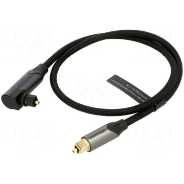 Cable | Toslink plug,Toslink plug angled | 0.5m | 