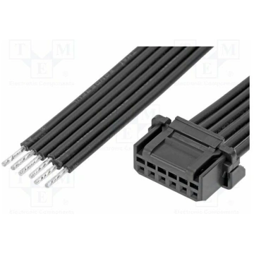 Connector: wire-board; female; PIN: 6; MICRO; Inom